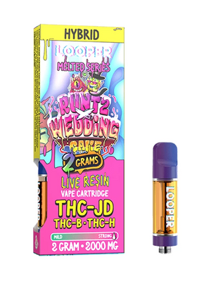 LOOPER MELTED SERIES THCJD/B/H LR 2GM CARTRIDGE - RUNTZ WEDDING CAKE