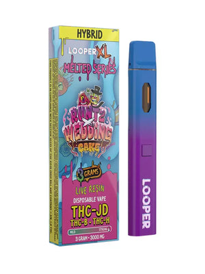 LOOPER XL MELTED 3GM DISPOSABLE THCJD/B/H - RUNTZ WEDDING CAKE