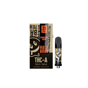 HALF BAK'D THC-A/P/B 2GM CARTRIDGE - HAWAIIAN SNOW