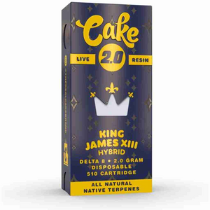 CAKE DELTA 8 LR 510 2GM CARTRIDGE - KING JAMES XIII