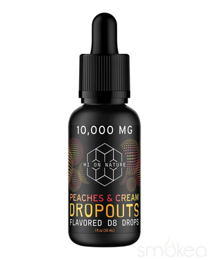 HI ON NATURE DELTA 8 TINTURE 10000MG - PEACHES & CREAM