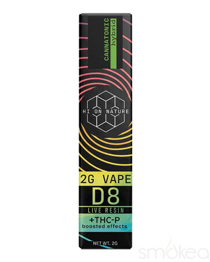 HI ON NATURE D8/THCP LR 2GM DISPOSABLE - CANNATONIC
