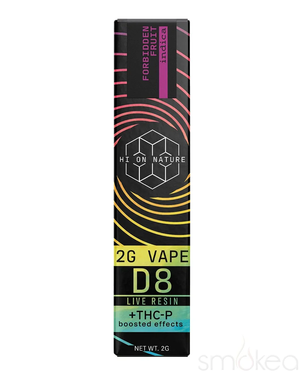HI ON NATURE D8/THCP LR 2GM DISPOSABLE - FORBIDDEN FRUIT