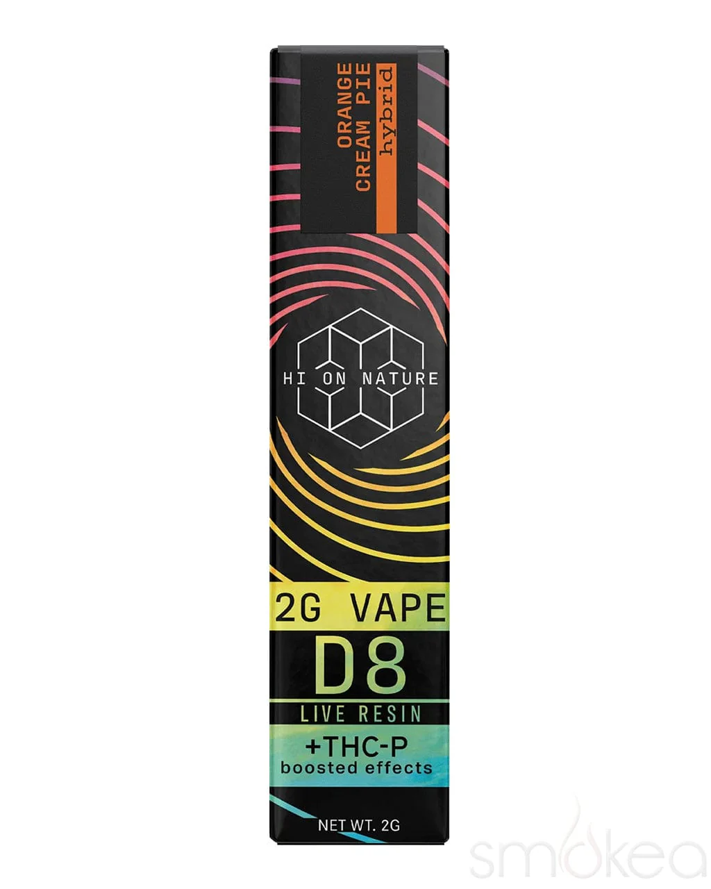 HI ON NATURE D8/THCP LR 2GM DISPOSABLE - ORANGE CREAM PIE