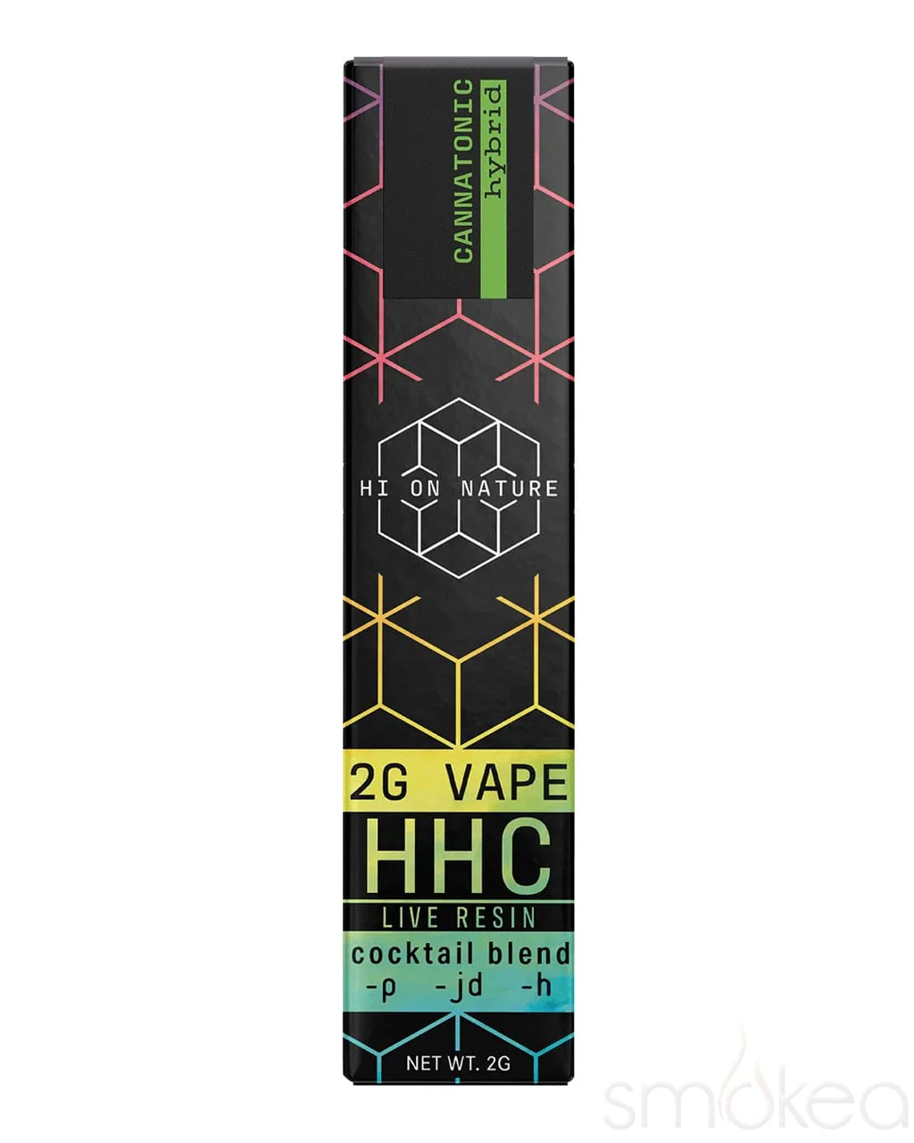 HI ON NATURE HHCP/JD/H/ LIVE RESIN 2GM VAPE - CANNATONIC
