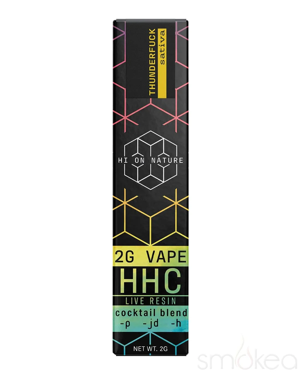 HI ON NATURE HHCP/JD/H/ LIVE RESIN 2GM VAPE - THUNDERFUCK