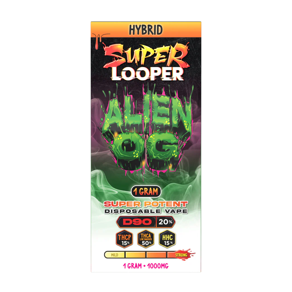 LOOPER SUPER THCA/P/HHC 1GM DISPOSABLE - ALIEN OG