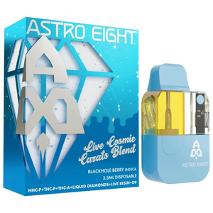 ASTRO EIGHT HHCP/THCP/A/DIAMONDS/LR/D9 3.5GM DISPOSABLE - BLACKHOLE BERRY