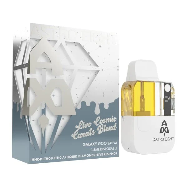 ASTRO EIGHT HHCP/THCP/A/DIAMONDS/LR/D9 3.5GM DISPOSABLE - GALAXY GOO