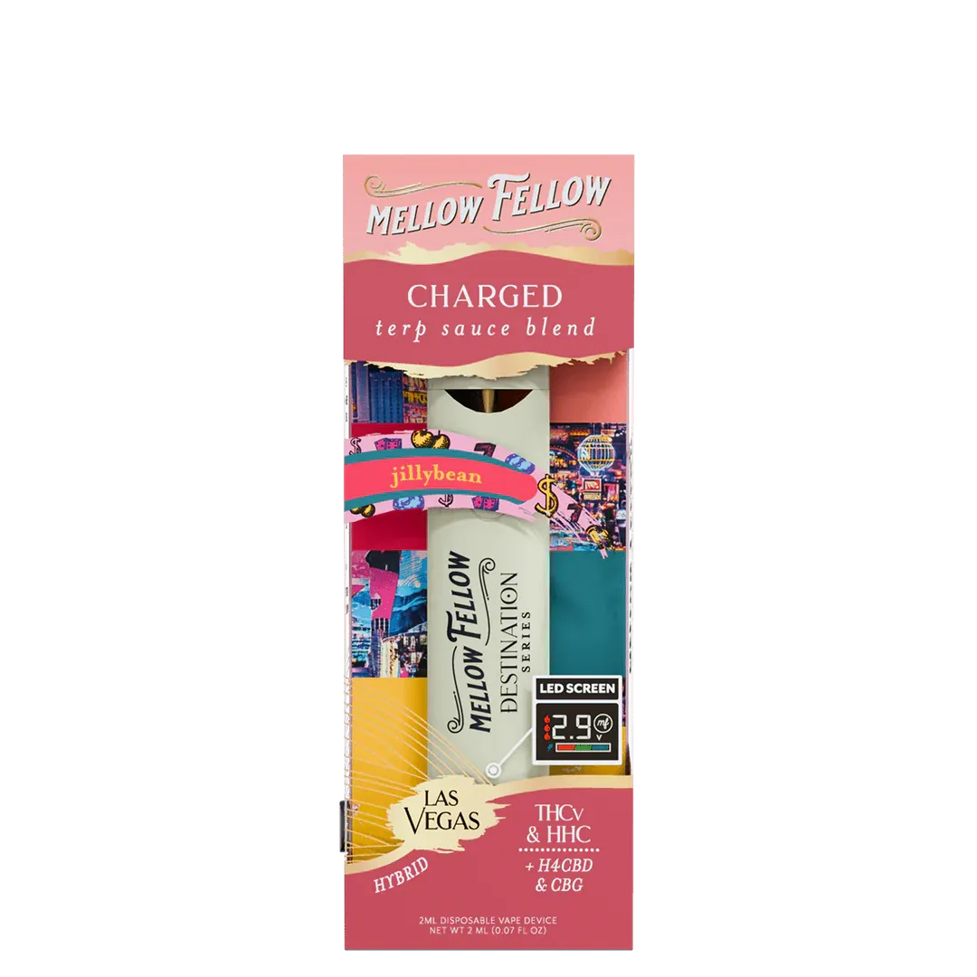 MELLOW FELLOW CHARGED BLEND THCV/HHC 2ML DISPOSABLE - JILLYBEAN