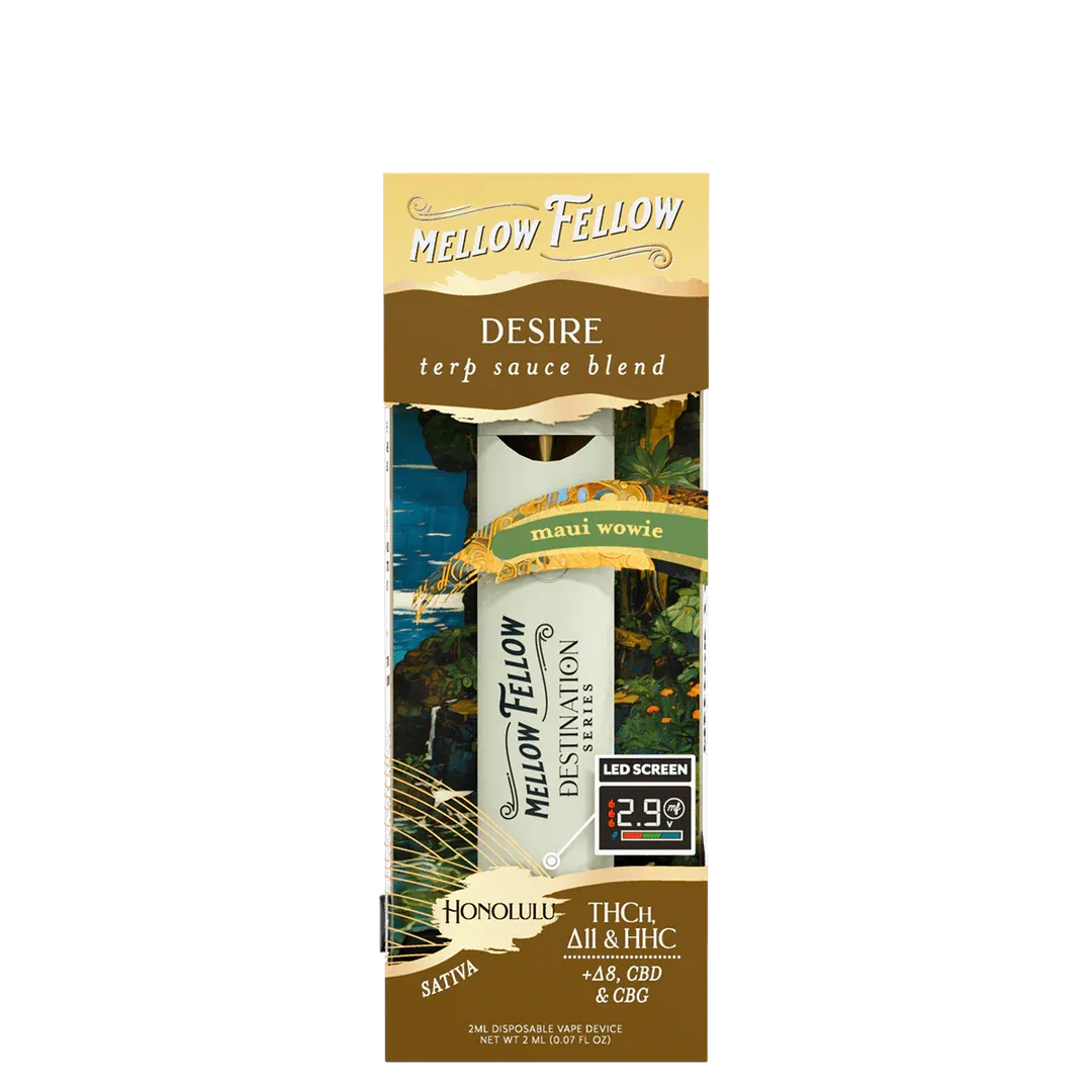 MELLOW FELLOW DESIRE BLEND THCH/D11/HHC 2ML DISPOSABLE - HONOLULU
