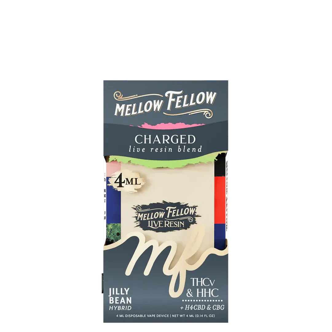 MELLOW FELLOW CHARGED THCV/H4CBD&HHC 4ML DISPOSABLE - JILLYBEAN