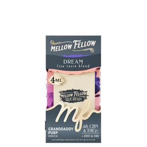 MELLOW FELLOW DREAM THCP/D8/HHC 4ML DISPOSABLE - GRANDDADDY PURP