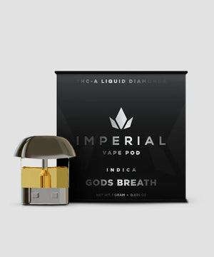 IMPERIAL THC-P LIVE RESIN 1GM DISPOSABLE VAPE POD- GODS BREATH