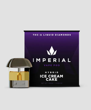 IMPERIAL THC-P LIVE RESIN 1GM DISPOSABLE VAPE POD- ICE CREAM CAKE