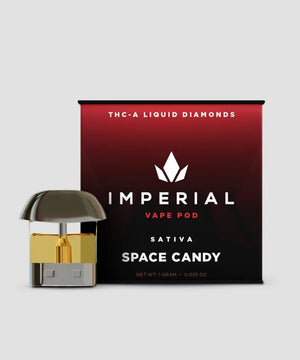 IMPERIAL THC-P LIVE RESIN 1GM DISPOSABLE VAPE POD- SPACE CANDY