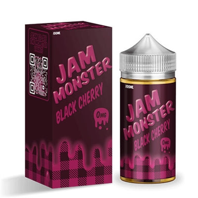 JAM MONSTER E-LIQUID 100ML - BLACK CHERRY 0MG
