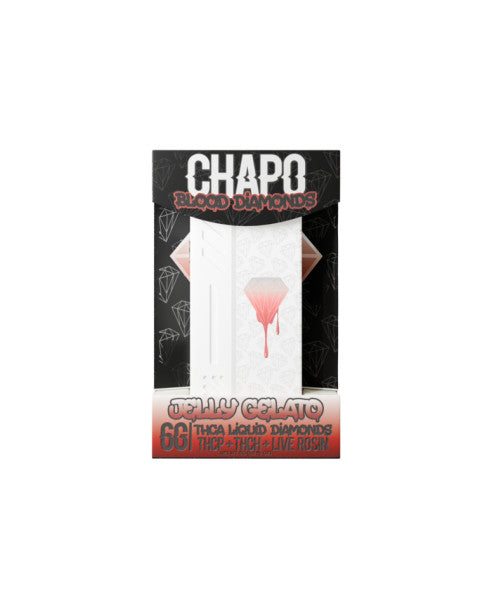CHAPO BLOOD DIAMONDS THCA LIQUID DIAMOND DISPOSABLE 6GM- JELLY GELATO