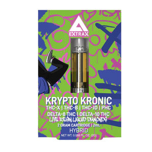 EXTRAX LR D8/D10/THC-X/B/JD/P 2GM CARTRIDGE - KRYPTO KRONIC