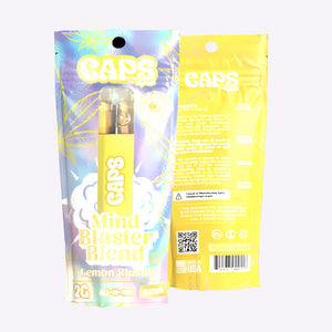 CAPS MIND BLASTER BLEND ALL IN ONE 2GM DISPOSABLE - LEMON SLUSHII