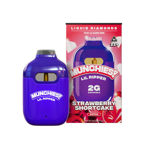 MUNCHIES LIL RIPPER THC-P 2GM DISPOSABLE VAPE PEN- STRAWBERRY SHORTCAKE