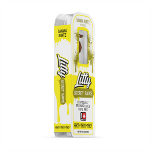 LITTY SECRET SAUCE HHCO+HHC+THCP 1GRAM DISPOSABLE DEVICE - BANANA RUNTZ