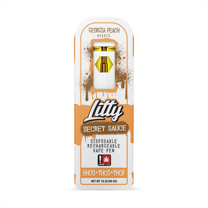 LITTY SECRET SAUCE HHCO+HHC+THCP 1GRAM DISPOSABLE DEVICE - DOLE WHIP HAZE