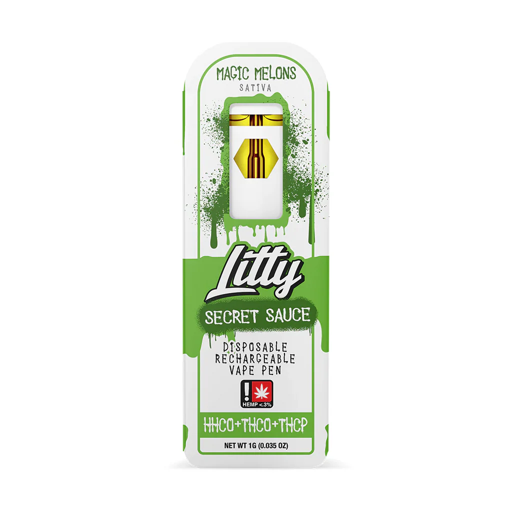 LITTY SECRET SAUCE HHCO+HHC+THCP 1GRAM DISPOSABLE DEVICE - BOBA