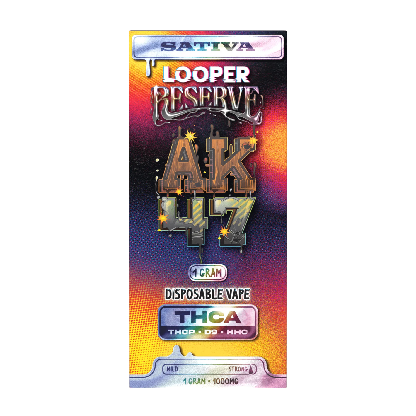 LOOPER RESERVE THCA/P/HHC/D9 1GM DISPOSABLE - AK-47