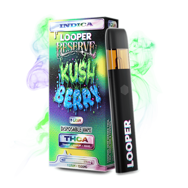 LOOPER RESERVE THCA/P/HHC/D9 1GM DISPOSABLE - KUSH BERRY