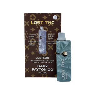 LOST THC LIVE RESIN D8/THCA/THCP 6GM DISPOSABLE - GARY PAYTON OG