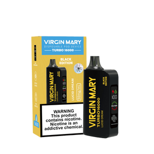 Virgin Mary VG16000 Black Edition 5% Nicotine Disposable