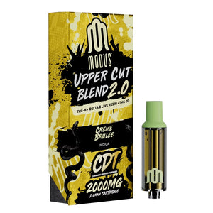 MODUS UPPER CUT 2.0 THCH/JD/D8LR 2GM CARTRIDGE - CREME BRULEE