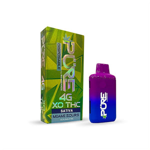 PURE DELTA 9/D8/HXY11 XO THC 4GM DISPOSABLE - MIAMI ZOURS