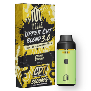 MEDUSA UPPER CUT 3.0 THCH/JD/D10 3GM DISPOSABLE - CREME BRULEE