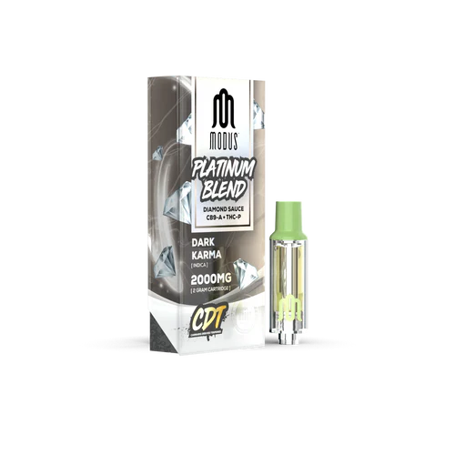 MODUS PLATINUM BLEND CB9-A /THC-P 2GM CARTRIGES-DARK KARMA