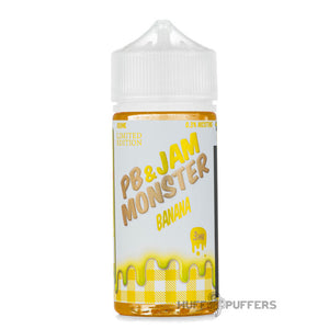 JAM MONSTER E-LIQUID 100ML PB & BANANA - 6MG