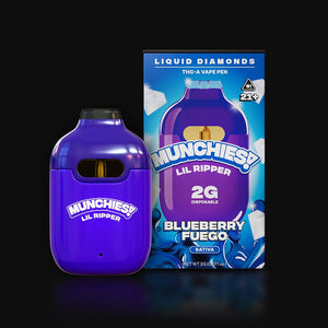 MUNCHIES LIL RIPPER THC-P 2GM DISPOSABLE VAPE PEN- BLUEBERRY FUEGO
