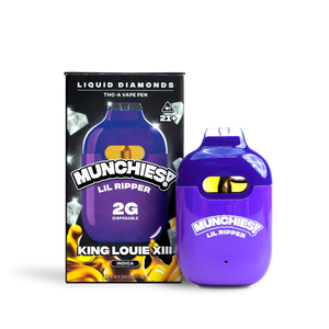 MUNCHIES LIL RIPPER THC-P 2GM DISPOSABLE VAPE PEN-KING LOUIE XIII