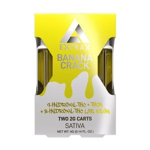 EXTRAX SPLAT 9-HYDROXY/THCM/LR CARTRIDGE 2GM 2PACK - BANANA CRACK