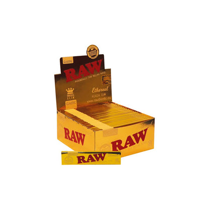 RAW PAPERS CLASSIC ETHEREAL KING SIZE SLIM PAPAER 32PK 50CT/BOX