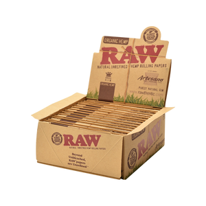 RAW CLASSIC ARTESANO KING SIZE SLIM PAPER/TIPS/TRAY 15CT/BOX