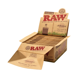 RAW CLASSIC ARTESANO KING SIZE SLIM PAPER/TIPS/TRAY 15CT/BOX