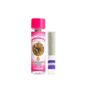 DELTA MUNCHIES 2GM THCA JELLY HOLES PREROLL /PC - STRAWBERRY MILK