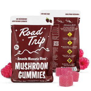 ROAD TRIP AMANITA MUSCARIA MUSHROOM GUMMIES 2PC 30CT/BOX