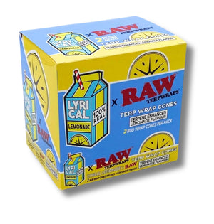 RAW CLASSIC TERPWRAP CONES 2PK 12CT/BOX LYRICAL LEMONADE