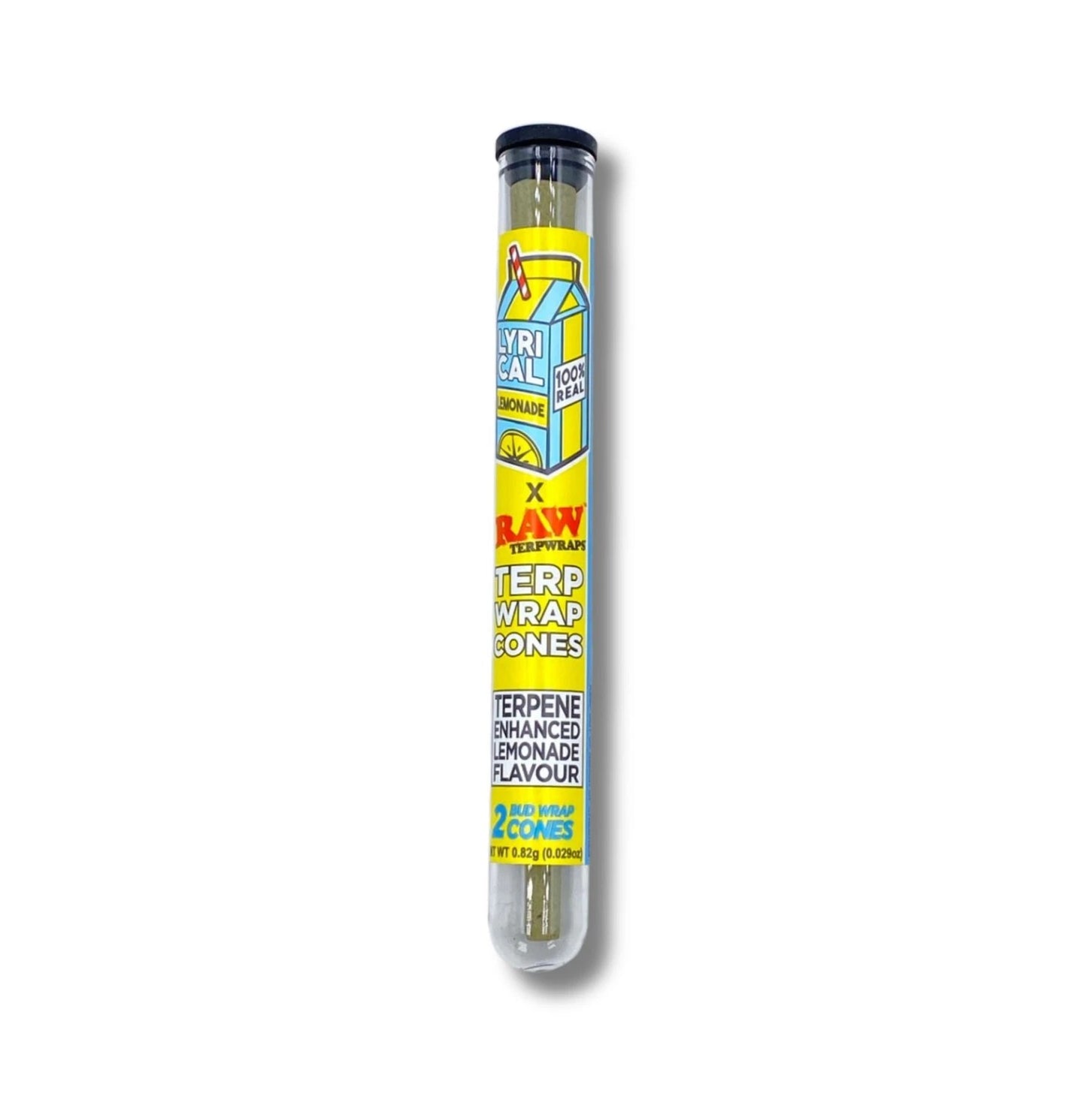 RAW CLASSIC TERPWRAP CONES 2PK 12CT/BOX LYRICAL LEMONADE