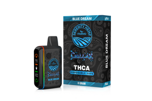 SERENITY HEMP FARMS CHILLAX THC-A 8GM DISPOSABLE VAPE - BLUE DREAM