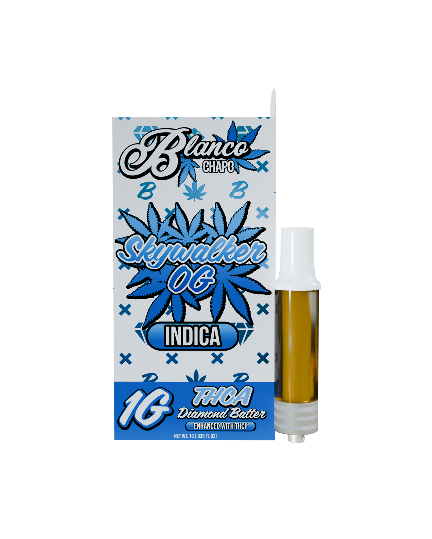 CHAPO BLANCO THC-A DIAMOND BATTER 1GM CARTRIDGE - SKYWALKER OG