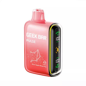 GEEK BAR PULSE 15000 PUFF MESH COIL DISPOSABLE - SOUR APPLE BLOW BURST